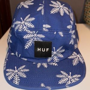 Huf Snowlife Volley Royal Blue White 5 panel adjustable cap.